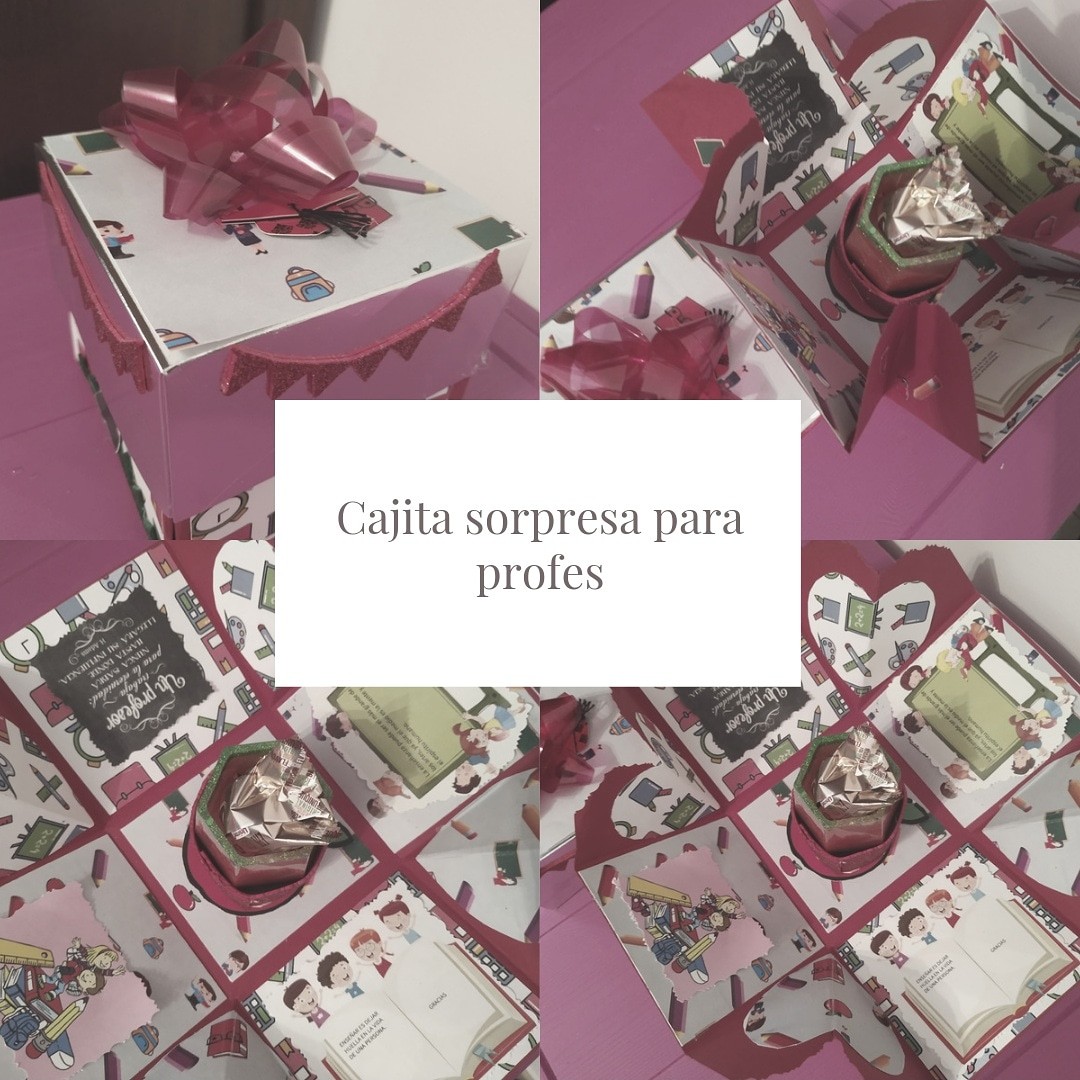 Cajita explosiva profesores