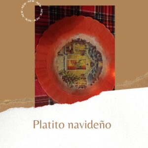 Platito navideño