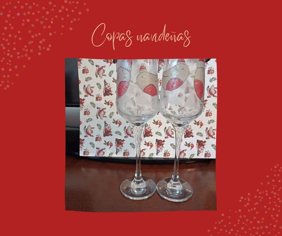 Copas personalizadas decoupage
