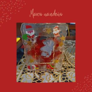 Marco de fotos navideño