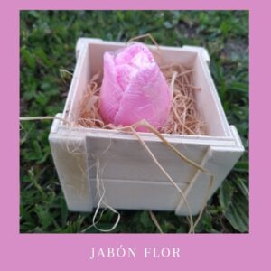 Jabón flor