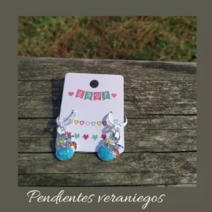 Pendientes veraniegos o primaverales