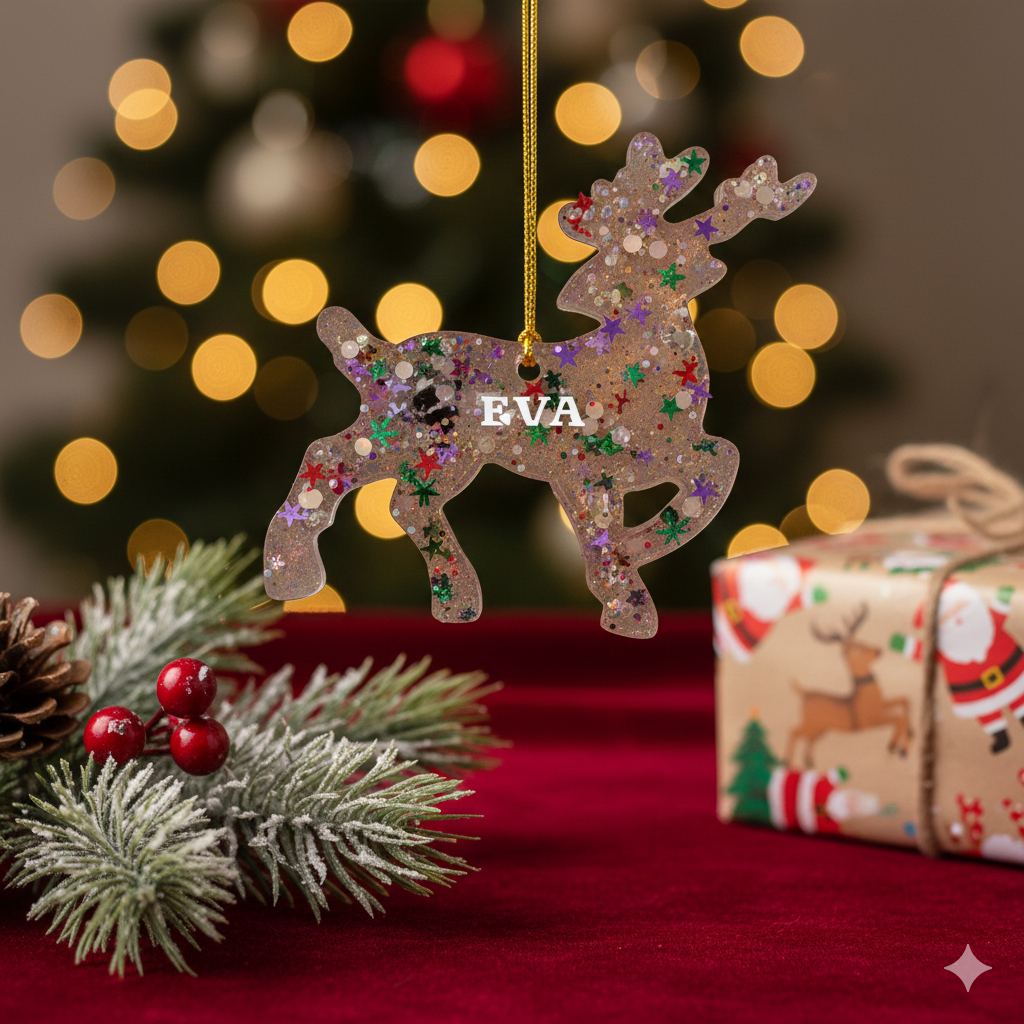 Adornos de árbol en resina epoxi para acompañar tu invierno - Imagen 3