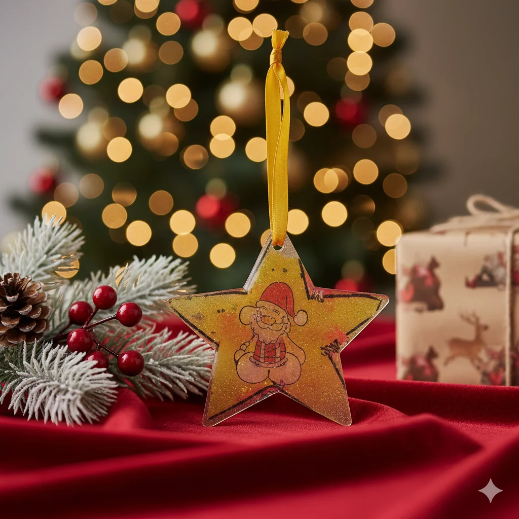 Adornos de árbol en resina epoxi para acompañar tu invierno - Imagen 16