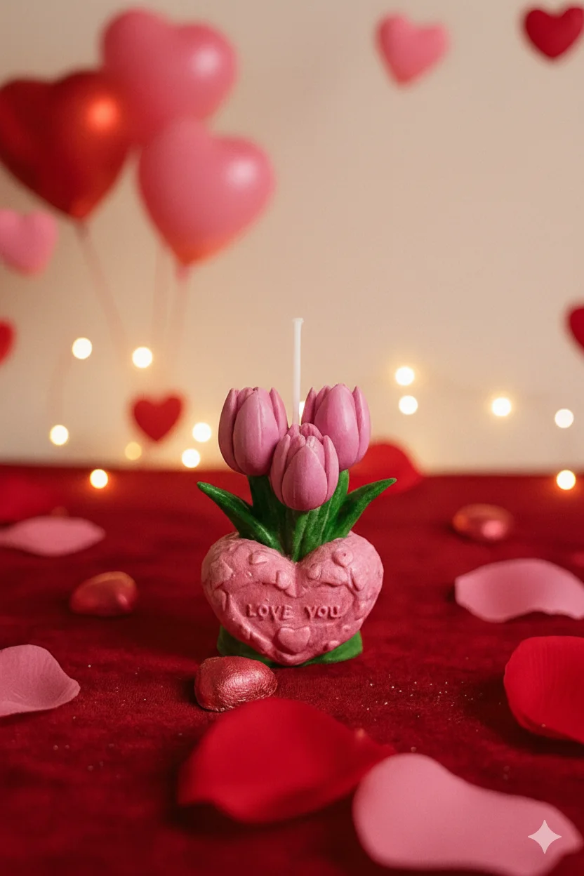 Tulipanes que arden por amor