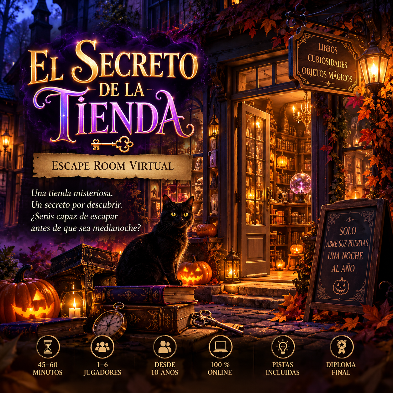 El secreto de la tienda — Escape Room Virtual.